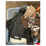 Mixed Clothing Apparel Lot & Duffel Bag with Sports Gear