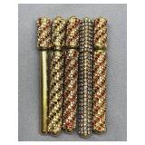 Jeweled Makeup Pens Lot of 5 Luxury Decorative