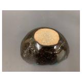 Handcrafted PlanetA Ceramic Bowl Turquoise Drip Glaze