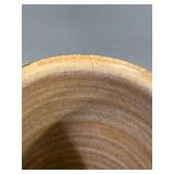 Handcrafted Blue Glazed Ceramic Goblet Artisan Pottery