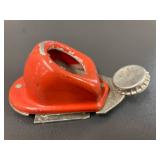 Vintage Dazey Wall-Mount Bottle Opener Red