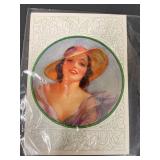 Vintage Art Deco Style Women Portrait Art Prints Lot 80+