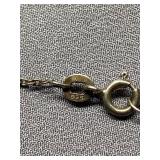 Sterling Silver 925 Garnet Necklace Elegant Design