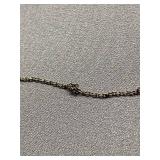 Sterling Silver 925 Garnet Necklace Elegant Design