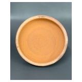 Artist Signed Handmade Textured Glaze Jar with Lid