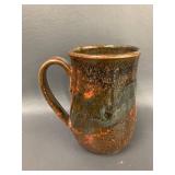 Handmade Ceramic Mugs & Dish Set - Artistic Glaze