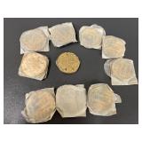 10 Vintage Coca-Cola Pocket Knife/Cigar Cutter Fobs