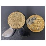 10 Vintage Coca-Cola Pocket Knife/Cigar Cutter Fobs