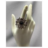 Vintage Gemstone Cocktail Rings Collection (9pc)