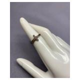 Sterling Silver Cross Ring 925 Intricate Design Size 5.5