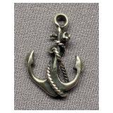 Sterling Silver 925 Anchor Pendant