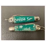 10 Vintage Coca-Cola 5c Promotional Pocket Knives