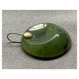 Round Jade Pendant - Elegant Design