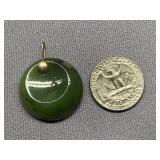 Round Jade Pendant - Elegant Design