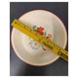 Set of 4 Vintage Decorative Floral Plates