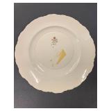 Set of 4 Vintage Decorative Floral Plates