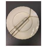 Set of 4 Vintage Decorative Floral Plates