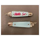 Vintage Coca-Cola Pepsi-Cola Pocket Knives Set