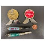 Lot Coca-Cola Pepsi Pocket Knives