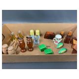 Vintage Novelty Salt and Pepper Shaker Collection Lot