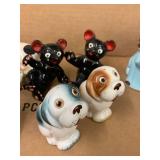 Vintage Ceramic Animal Salt Pepper Shaker Collection incl. Nodder