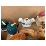 Vintage Ceramic Salt and Pepper Shakers Collection Unique Designs