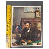 N.C. Wyeth Abraham Lincoln Art Prints 1946 "A Cherished Memory" x10
