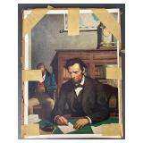 N.C. Wyeth Abraham Lincoln Art Prints 1946 "A Cherished Memory" x10