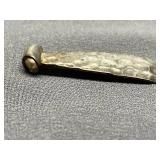 Vintage Signed .925 Sterling Silver Hammered Pendant