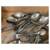 Vintage and Antique Silverplate Flatware Collection Watham Co.