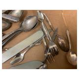 Vintage and Antique Silverplate Flatware Collection Watham Co.