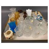 Mixed Lot of Vintage Match / Toothpick Holder Glassware and Ceramic Collectibles