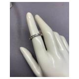 Sterling Silver 925 Cubic Zirconia Ring Size 5