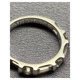 Sterling Silver 925 Cubic Zirconia Ring Size 5