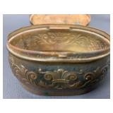 Vintage Decorative Collectibles - Swedish Bronze Bell, Pozzonis Tin, etc.