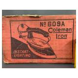 Vintage Coleman 609A Instant-Lighting Iron