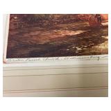 A.F. Mettel Brown & Bigelow Bruton Parish Church Etching