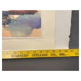 Al Mettel Litho Brown and Bigelow Art Print Borda Church Tasco Mexico