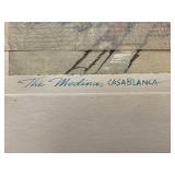 Brown and Bigelow Casablanca Street Prints - Al Mettel Litho