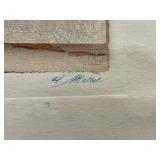 Brown and Bigelow Casablanca Street Prints - Al Mettel Litho