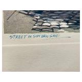 Brown and Bigelow Casablanca Street Prints - Al Mettel Litho