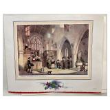 Brown and Bigelow Haddon Hall Print - Salesman Sample Card