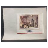 Brown and Bigelow Haddon Hall Print - Salesman Sample Card