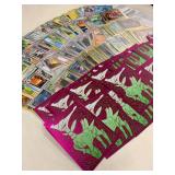 Extensive 200 Pokmon Card Collection with Sleeves and Code Cards