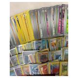 Pokemon Trading Cards w/ Holographics & Some Sleeves