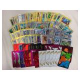Collection of 200 Pokemon Trading Cards with Rare Holographic and Sleeves