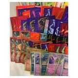 Mixed Lot of 200 Pokemon Trading Cards with Special Design Sleeves