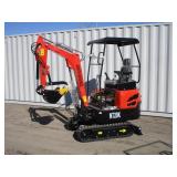 AGT Agrotk NT20K Mini Excavator Kubota Diesel, Side Swing Boom, Hydraulic Thumb