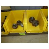 Brass Ball Valves Yellow Bins