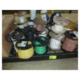 Assorted Wire Spools Under Ground & Indoor